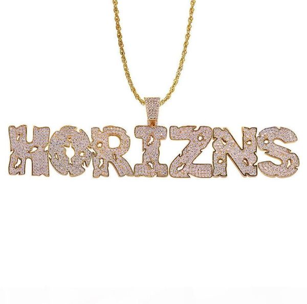 gold silver colors bling cz custom name letter pendant necklace men039s women rock street necklace with rope chain9599686
gold silver colors bling cz custom name letter pendant necklace men039s women rock street necklace with rope chain9599686