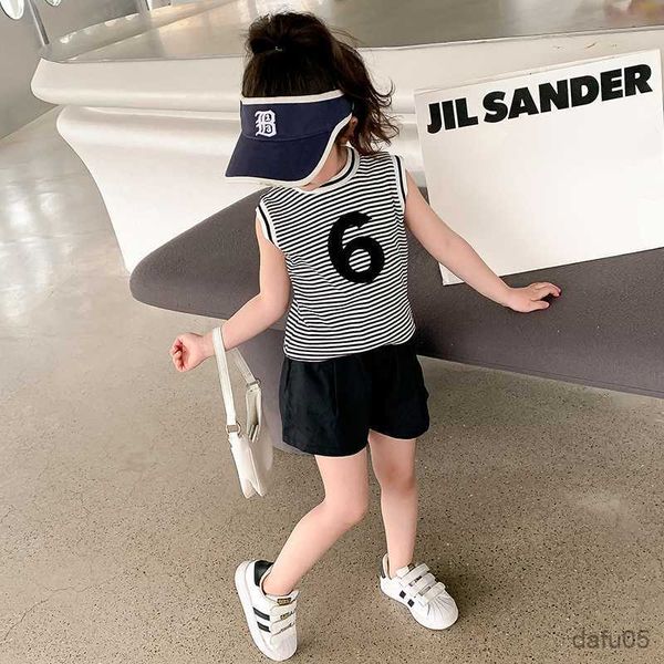 clothing sets girls summer clothes vest short girls clothing letter pattern costume for girl toddler children's sports suit r230812, White
clothing sets girls summer clothes vest short girls clothing letter pattern costume for girl toddler children's sports suit r230812, White
