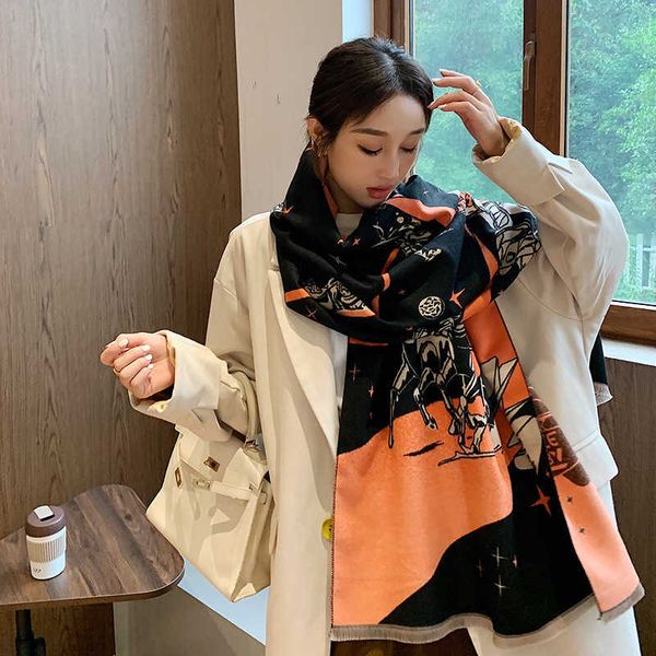 luxury designer h ermes scarf of wool japan south korea autumn and winter new fashionable mid length star sky warhorse imitation cashmere th, Blue;gray
luxury designer h ermes scarf of wool japan south korea autumn and winter new fashionable mid length star sky warhorse imitation cashmere th, Blue;gray