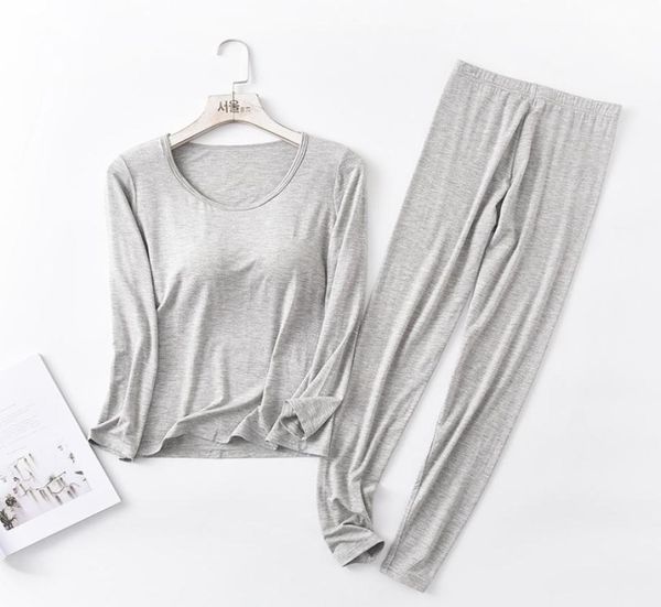 sanderala autumn winter modal pajamas sets women padded long sleeve oneck tshirt all match tee long johns brat homewear y200427596451, Black;red
sanderala autumn winter modal pajamas sets women padded long sleeve oneck tshirt all match tee long johns brat homewear y200427596451, Black;red