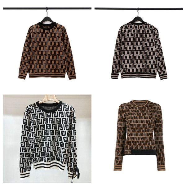 designer cardigan for women f letter graphic sweater pullover round neck striped cardigan high end jacquard cardigan advanced version france, White;black
designer cardigan for women f letter graphic sweater pullover round neck striped cardigan high end jacquard cardigan advanced version france, White;black