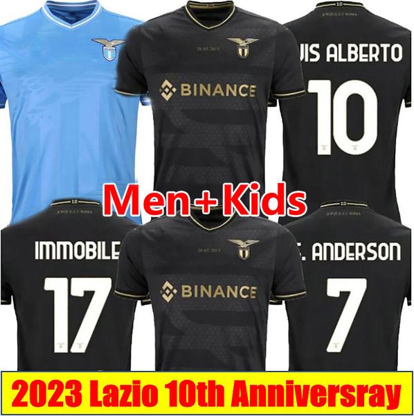 2023 lazio soccer jerseys 10th anniversary maglie 23 24 immobile luis alberto maillots de futol pedro isaksen kamada zaccagni football shirt, Black;yellow
2023 lazio soccer jerseys 10th anniversary maglie 23 24 immobile luis alberto maillots de futol pedro isaksen kamada zaccagni football shirt, Black;yellow
