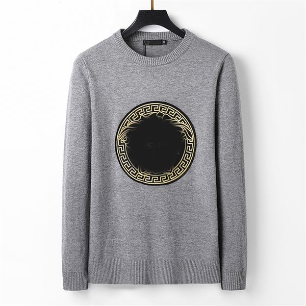 designer men's fashion knitwear pure cotton solid color long sleeve round neck letter print warm men's sweatshirt#18, Black
designer men's fashion knitwear pure cotton solid color long sleeve round neck letter print warm men's sweatshirt#18, Black