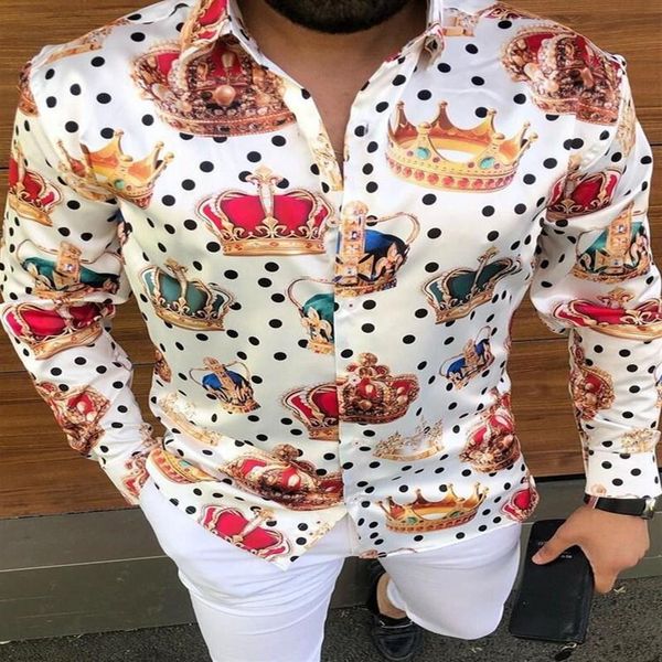 men's casual shirts 2021 fashion men floral print slim fit long sleeve button turn down collar shirt for man male summer 309p, White;black
men's casual shirts 2021 fashion men floral print slim fit long sleeve button turn down collar shirt for man male summer 309p, White;black