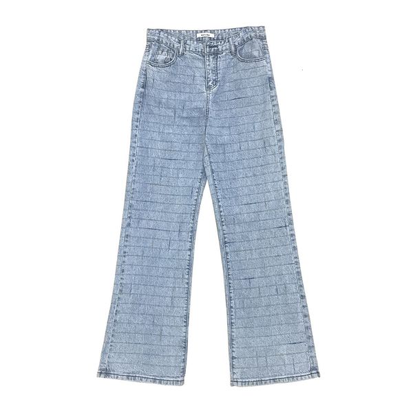 men's jeans stylish distressed retro washed plaid men flare baggy trousers hip hop straight casual women denim pants moda hombre 230811, Blue
men's jeans stylish distressed retro washed plaid men flare baggy trousers hip hop straight casual women denim pants moda hombre 230811, Blue
