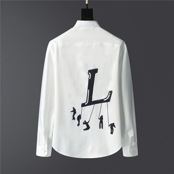 2021 designer luxury mens dress casual print shirts for men long sleeve cotton paris slim fit womens shirt#l254v298r, White;black
2021 designer luxury mens dress casual print shirts for men long sleeve cotton paris slim fit womens shirt#l254v298r, White;black