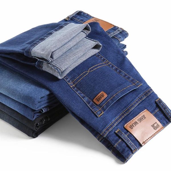 autumn winter men's jeans business casual stretch slim denim jeans light blue black trousers male brand pants plus size 28-402466
autumn winter men's jeans business casual stretch slim denim jeans light blue black trousers male brand pants plus size 28-402466