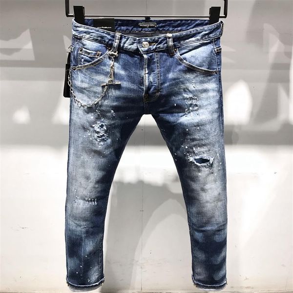 dsq phantom turtle men's jeans classic fashion man jeans hip hop rock moto mens casual design ripped jeans distressed skinny 287l, Blue
dsq phantom turtle men's jeans classic fashion man jeans hip hop rock moto mens casual design ripped jeans distressed skinny 287l, Blue