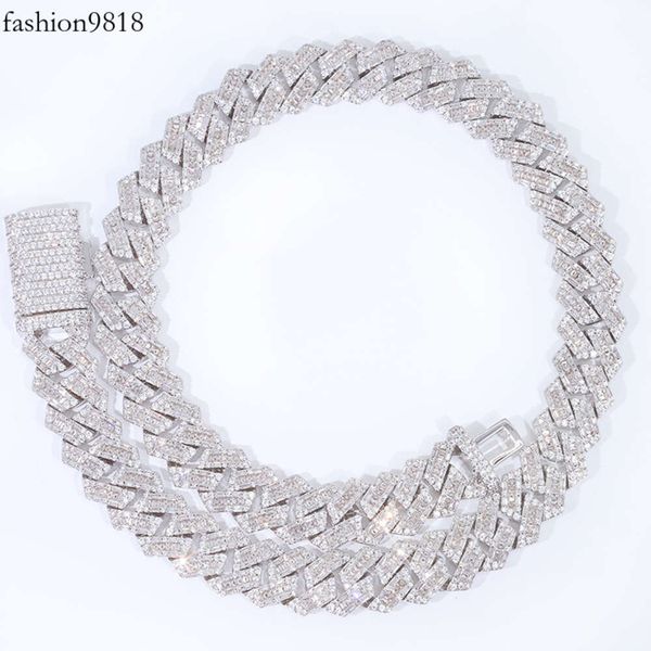 miami cuban necklace 14mm wide baguette with round brilliant cut moissanite vvs d color s cuban link chain, Silver
miami cuban necklace 14mm wide baguette with round brilliant cut moissanite vvs d color s cuban link chain, Silver