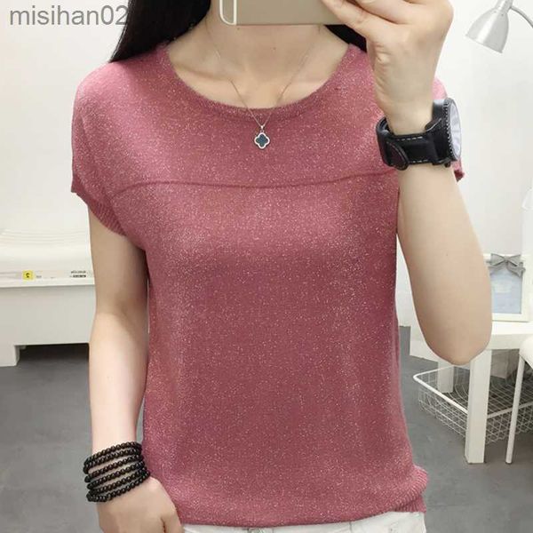 women's knits tees blusas mujer de moda 2022 verano short sleeve knitted sweater women pullovers sweaters for women woman sweaters blu, White
women's knits tees blusas mujer de moda 2022 verano short sleeve knitted sweater women pullovers sweaters for women woman sweaters blu, White
