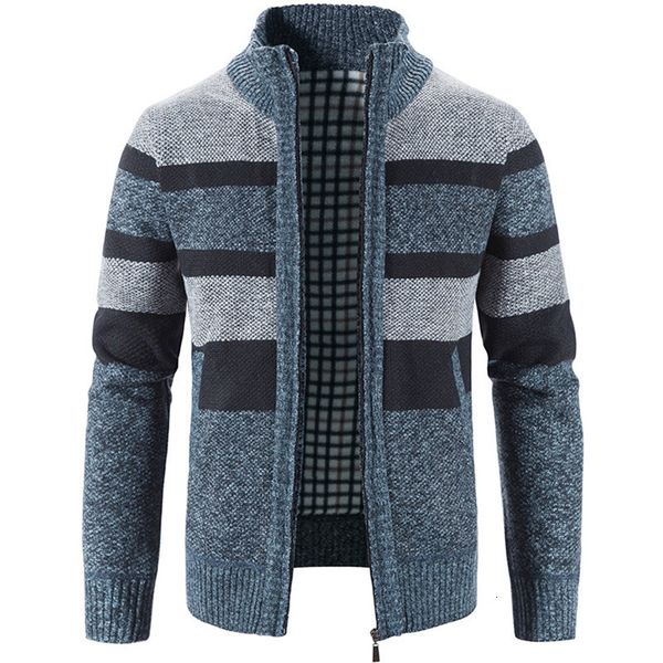 men's sweaters cardigan striped colorblocking zipper sweater jacket casual longsleeved standcollar knitted coat male clothing 230811, White;black
men's sweaters cardigan striped colorblocking zipper sweater jacket casual longsleeved standcollar knitted coat male clothing 230811, White;black