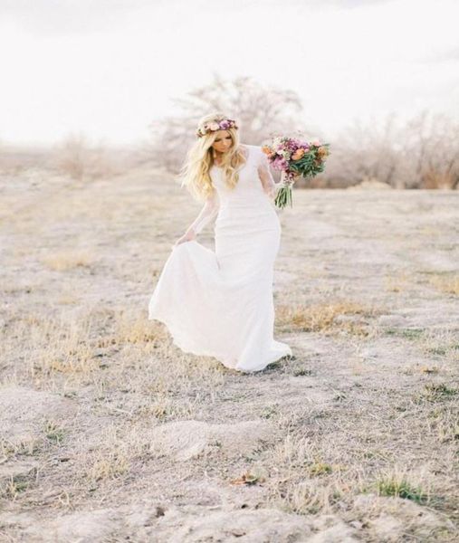 long sleeve simple wedding dresses full sheath v neck cap sleeve vestido de novia full lace modest bridal gowns5656002, White
long sleeve simple wedding dresses full sheath v neck cap sleeve vestido de novia full lace modest bridal gowns5656002, White