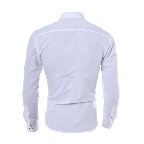 men fashion business shirt long sleeve slim royal blue white solid color autumn clothing feme224y, White;black
men fashion business shirt long sleeve slim royal blue white solid color autumn clothing feme224y, White;black