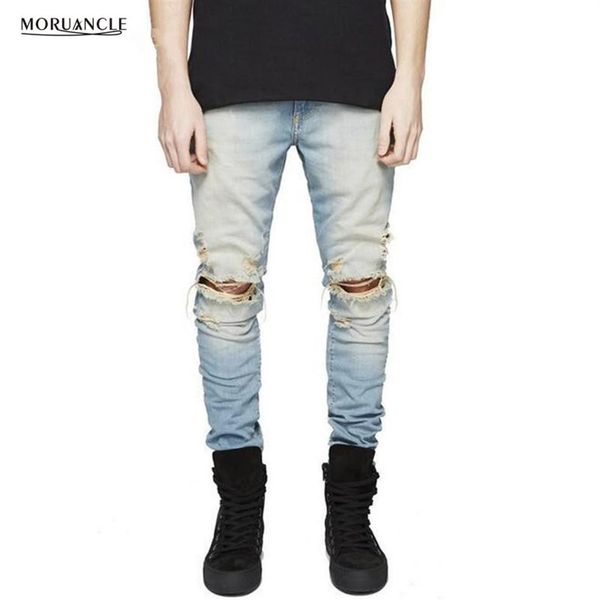 whole- fashion hi-street mens ripped jeans joggers knee hole streetwear distressed slim fit denim pants washed designer trouse282e, Blue
whole- fashion hi-street mens ripped jeans joggers knee hole streetwear distressed slim fit denim pants washed designer trouse282e, Blue