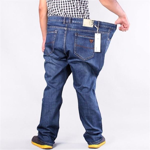 plus size men hiphop pants cotton jeans men straight loose long trousers brand size 50 52 for 160 kg272g, Blue
plus size men hiphop pants cotton jeans men straight loose long trousers brand size 50 52 for 160 kg272g, Blue