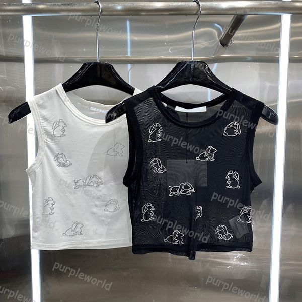 summer womens vest waistcoat t shirt round neck sleeveless see through mesh iron drill tank top, White
summer womens vest waistcoat t shirt round neck sleeveless see through mesh iron drill tank top, White
