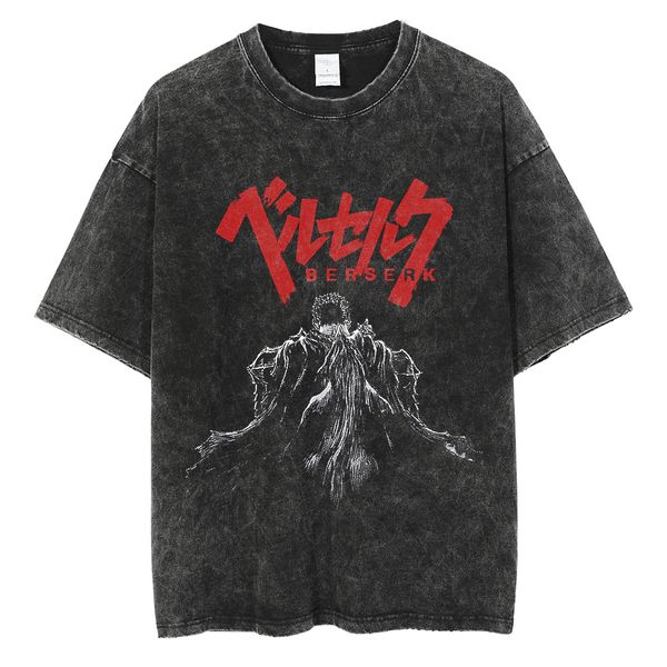 men's t-shirts berserk t shirt men anime printed vintage washed tshirt guts short sleeve 100% cotton hip hop streetwear 230812, White;black
men's t-shirts berserk t shirt men anime printed vintage washed tshirt guts short sleeve 100% cotton hip hop streetwear 230812, White;black