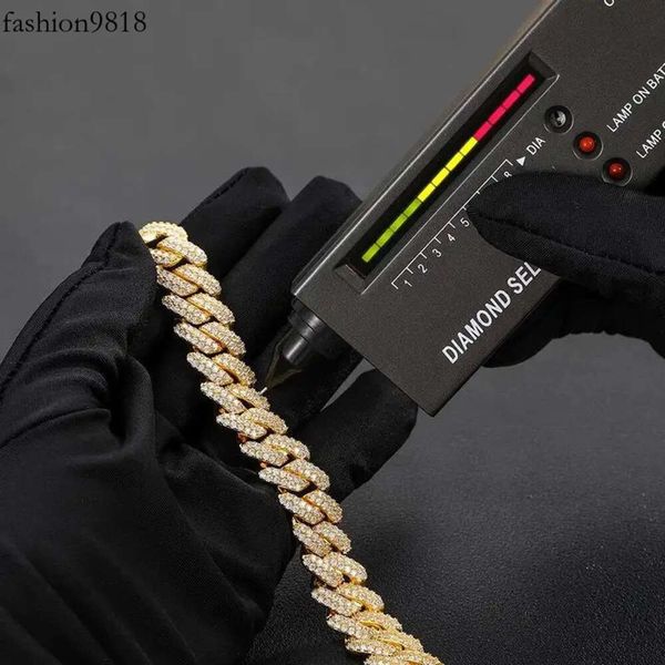 14mm moissanite cuban chain sier iced out moissanite diamond jewelry women men hip hop bracelet necklace, Silver
14mm moissanite cuban chain sier iced out moissanite diamond jewelry women men hip hop bracelet necklace, Silver