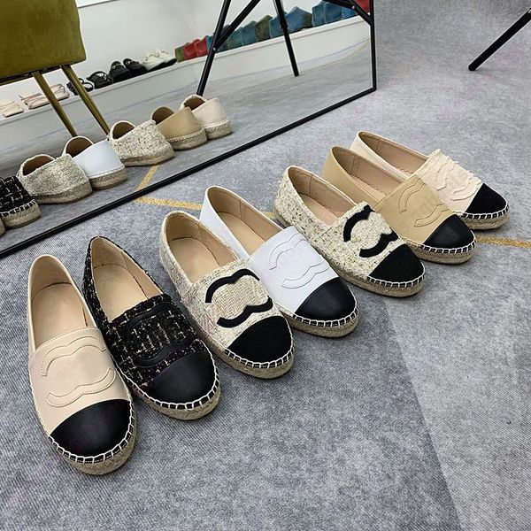 new casual shoes tweed fisherman shoes classic luxury fashion leather shallow mouth flat bottom stirrups woven twine ballet designer sports, Black
new casual shoes tweed fisherman shoes classic luxury fashion leather shallow mouth flat bottom stirrups woven twine ballet designer sports, Black