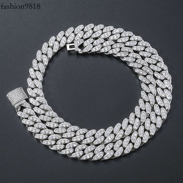 custom pass diamond test vvs moissanite diamond cuban link chain 12mm hip hop necklace men jewelry, Black
custom pass diamond test vvs moissanite diamond cuban link chain 12mm hip hop necklace men jewelry, Black