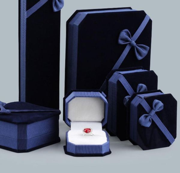 blue velvet bowknot jewelry packaging holder storage boxes for pendant necklace charm bracelets ring earring bangle display case w3726702, Black;white
blue velvet bowknot jewelry packaging holder storage boxes for pendant necklace charm bracelets ring earring bangle display case w3726702, Black;white