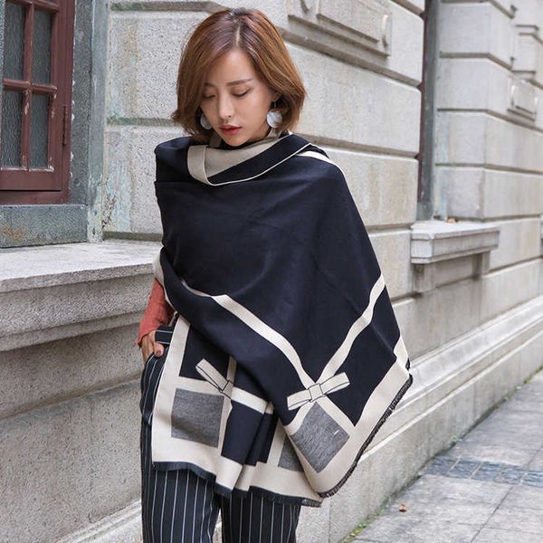 designer h home scarf wholesale for winter and autumn womens autumn winter korean edition bow knot versatile long warm imitation cashmere ai, Blue;gray
designer h home scarf wholesale for winter and autumn womens autumn winter korean edition bow knot versatile long warm imitation cashmere ai, Blue;gray