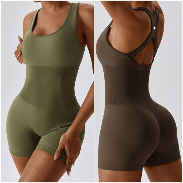 ll-6949 womens one piece jumpsuits yoga outfits sleeveless close-fitting dance jumpsuit short pants fast dry gym exercise coverall
ll-6949 womens one piece jumpsuits yoga outfits sleeveless close-fitting dance jumpsuit short pants fast dry gym exercise coverall