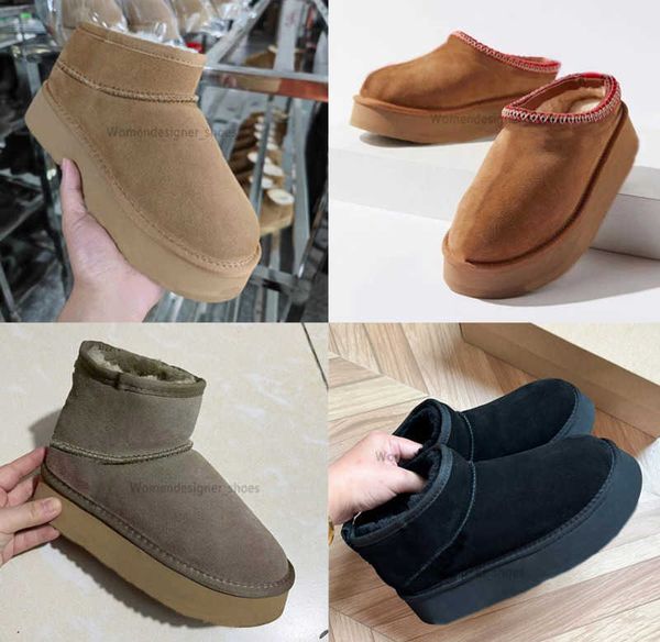 boots uggit australia snow boots designer womens mini boot platform thick bottom ankle warm fur booties australian fluffy fuzz mule tazz sli, Black
boots uggit australia snow boots designer womens mini boot platform thick bottom ankle warm fur booties australian fluffy fuzz mule tazz sli, Black