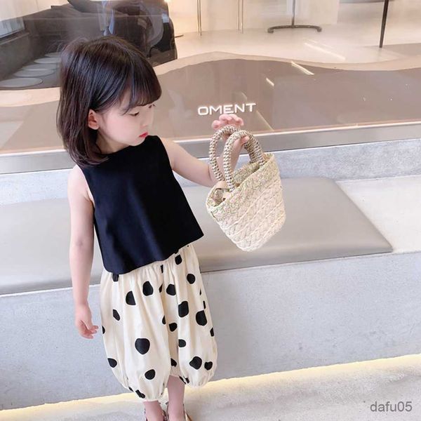 clothing sets girls summer clothes vest pants costume for girls dot pattern girls sets clothing casual style children tracksuit r230812, White
clothing sets girls summer clothes vest pants costume for girls dot pattern girls sets clothing casual style children tracksuit r230812, White