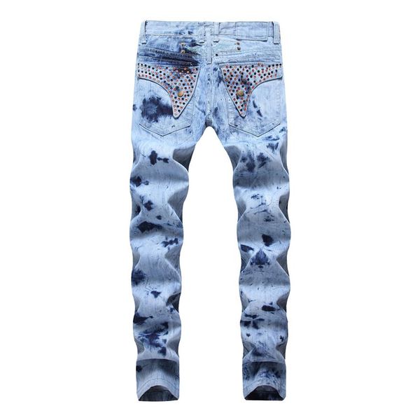 2019 mens straight slim fit biker jeans with zip men s clothing distrressed hole streetwear style luxury robin jeans232r, Blue
2019 mens straight slim fit biker jeans with zip men s clothing distrressed hole streetwear style luxury robin jeans232r, Blue