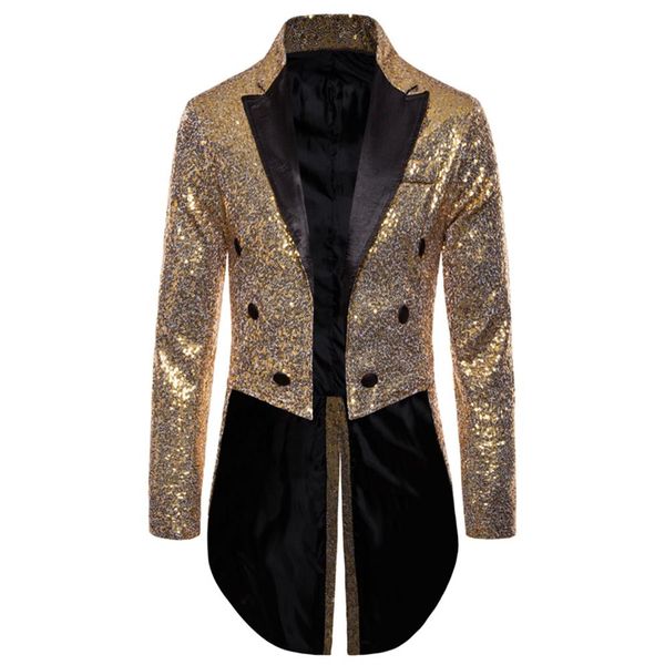 2020 sequin long jacket blazer men swallowtailed coat stage magician wedding groom suit tuxedo hombre masculino321v, White;black
2020 sequin long jacket blazer men swallowtailed coat stage magician wedding groom suit tuxedo hombre masculino321v, White;black