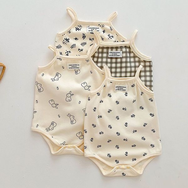 rompers baby girls romper summer sleeveless sling girl bodysuits clothes floral overalls for boys kids jumpsuit baby onesie 3m-24m 230812, Blue
rompers baby girls romper summer sleeveless sling girl bodysuits clothes floral overalls for boys kids jumpsuit baby onesie 3m-24m 230812, Blue