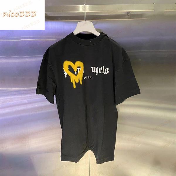 23ss new t shirt city spray letter black purple heart shaped pattern pure cotton white powder green dark blue yellow men women sho291m, White;black
23ss new t shirt city spray letter black purple heart shaped pattern pure cotton white powder green dark blue yellow men women sho291m, White;black