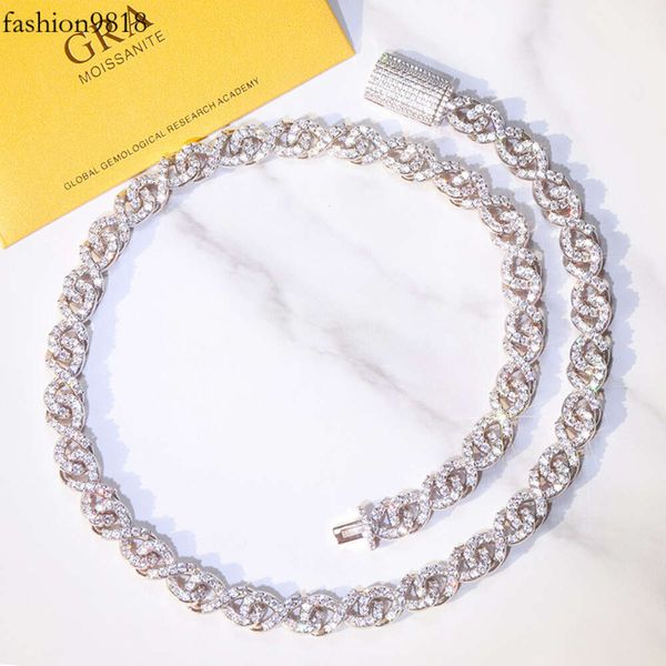 rts fashion necklace gra certificate vvs moissanite solid sier cuban chain for hip hop life, Silver
rts fashion necklace gra certificate vvs moissanite solid sier cuban chain for hip hop life, Silver