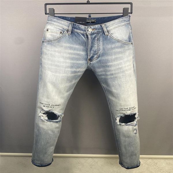 dsq phantom turtle men's jeans classic fashion man jeans hip hop rock moto mens casual design ripped jeans distressed skinny 295c, Blue
dsq phantom turtle men's jeans classic fashion man jeans hip hop rock moto mens casual design ripped jeans distressed skinny 295c, Blue