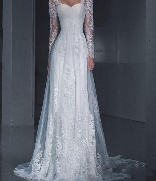 vintage lace illusion long sleeves a line wedding dresses sweetheart sweep train tulle plus size bridal white and ivory8093598
vintage lace illusion long sleeves a line wedding dresses sweetheart sweep train tulle plus size bridal white and ivory8093598