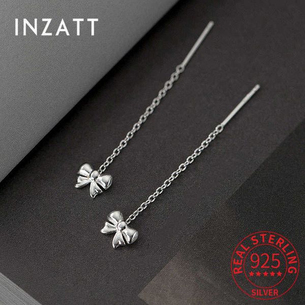 inzatt real 925 sterling silver bowknot short chain tassel stud earrings for women cute fine jewelry minimalist accessories
inzatt real 925 sterling silver bowknot short chain tassel stud earrings for women cute fine jewelry minimalist accessories