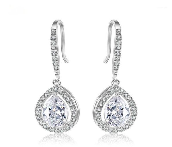 slbridal vintage waterdrop cz wedding earrings drop teardrop cubic zircon bridal earring bridesmaids earring19523291, Silver
slbridal vintage waterdrop cz wedding earrings drop teardrop cubic zircon bridal earring bridesmaids earring19523291, Silver