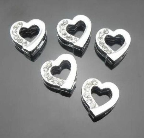 100pcslot 8mm half rhinestones silver heart slide charms fit for 8mm diy leather wristband bracelet diy jewelry findings5774556, Bronze;silver
100pcslot 8mm half rhinestones silver heart slide charms fit for 8mm diy leather wristband bracelet diy jewelry findings5774556, Bronze;silver
