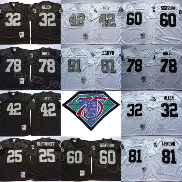 football 1984 1994 retro 81 tim brown jerseys 75th anniversary 60 otis sistrunk 32 marcus allen 25 fred biletnikoff 78 art shell 42 ronnie l, Black;red
football 1984 1994 retro 81 tim brown jerseys 75th anniversary 60 otis sistrunk 32 marcus allen 25 fred biletnikoff 78 art shell 42 ronnie l, Black;red