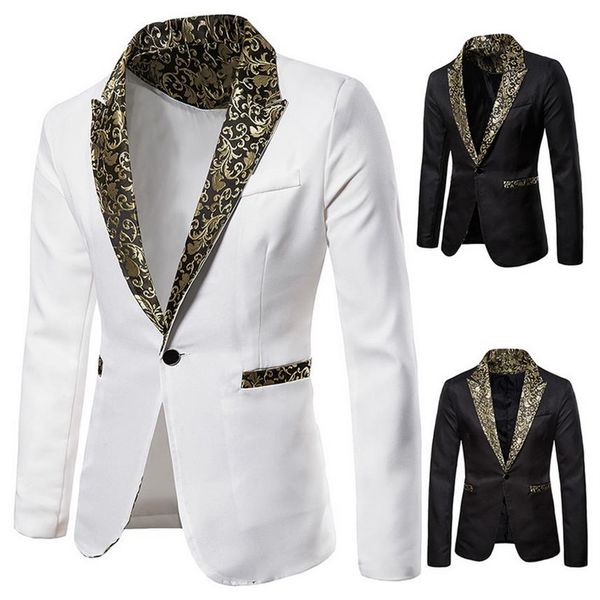 men fashion blazers jacket coats casual autumn mens luxury blazers black white solid color outwears wedding266q, White;black
men fashion blazers jacket coats casual autumn mens luxury blazers black white solid color outwears wedding266q, White;black