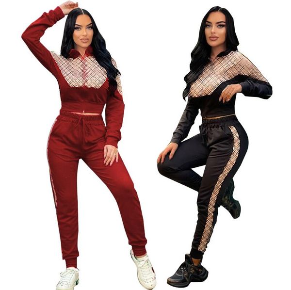 women's suits 2023 autumn new fashion style casual splice set long sleeve pants women's two piece set designer brand women set, White
women's suits 2023 autumn new fashion style casual splice set long sleeve pants women's two piece set designer brand women set, White