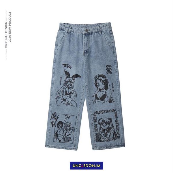 uncledonjm cartoon printed jeans men's bf harajuku fashion brand street casual fashion graffiti loose blue jeans n1163227p
uncledonjm cartoon printed jeans men's bf harajuku fashion brand street casual fashion graffiti loose blue jeans n1163227p