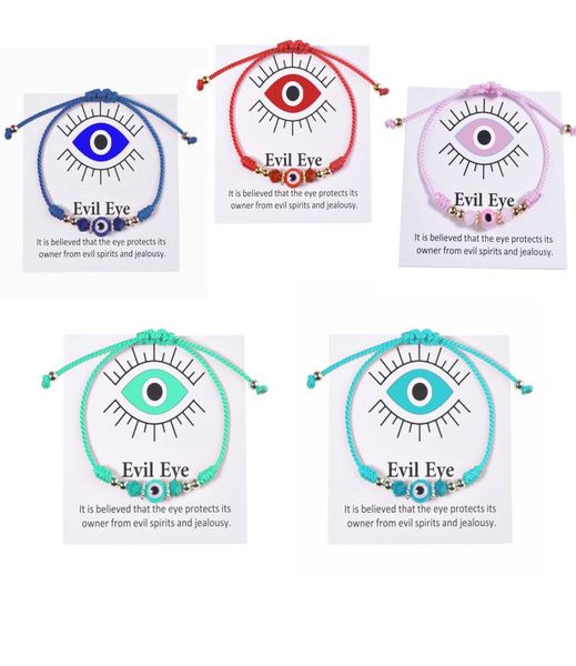 turkey blue evil eye card bracelet women handmade rope chain crystal lucky eyes beads bracelets girl party jewelry gift couple4186732, Golden;silver
turkey blue evil eye card bracelet women handmade rope chain crystal lucky eyes beads bracelets girl party jewelry gift couple4186732, Golden;silver