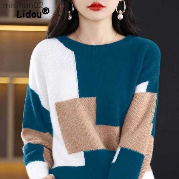 women's knits tees simplicity color contrast fashion knitting sweaters women new classic long sleeve o-collar all-match keep warm autum, White
women's knits tees simplicity color contrast fashion knitting sweaters women new classic long sleeve o-collar all-match keep warm autum, White