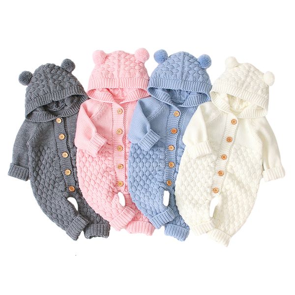 rompers baby knitted hooded jumpsuits winter fleece infant kids romper pompoms hat autumn long sleeve bodysuits outfits 0-24m 230811, Blue
rompers baby knitted hooded jumpsuits winter fleece infant kids romper pompoms hat autumn long sleeve bodysuits outfits 0-24m 230811, Blue
