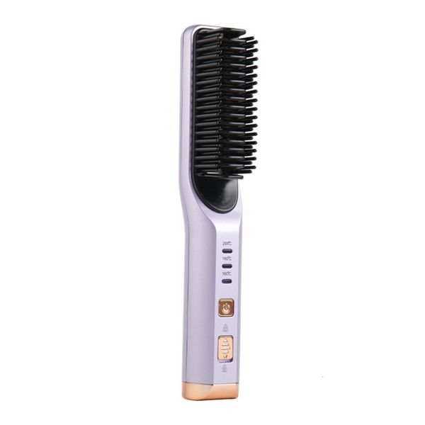 curling irons 2 in1 multifunctional straight hair comb portable straightener usb charge brush purple 230812
curling irons 2 in1 multifunctional straight hair comb portable straightener usb charge brush purple 230812
