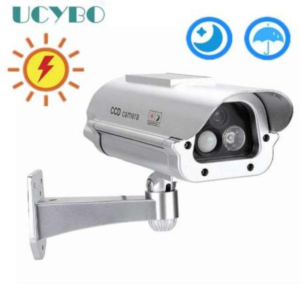 solar powered outdoor cctv home security decoy fake dummy camera cam with flashing infrared led lightshuman sensor detection8662351
solar powered outdoor cctv home security decoy fake dummy camera cam with flashing infrared led lightshuman sensor detection8662351