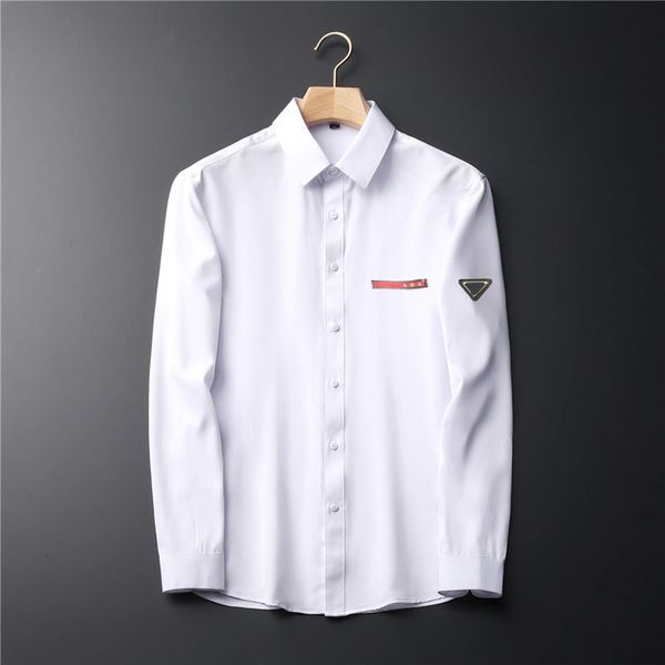 2021 luxury designer men's t shirts fashion hoodie casual business social and cocktail shirt brand spring autumn slimming the302n, White;black
2021 luxury designer men's t shirts fashion hoodie casual business social and cocktail shirt brand spring autumn slimming the302n, White;black