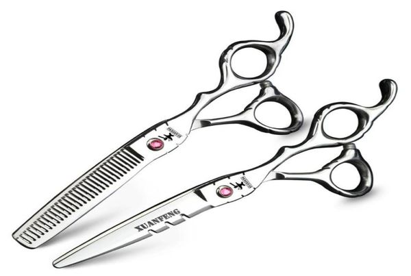silver 55 inch 6 inch professional hairdressing scissors japan 440c cutting scissors and thinning set1063629
silver 55 inch 6 inch professional hairdressing scissors japan 440c cutting scissors and thinning set1063629